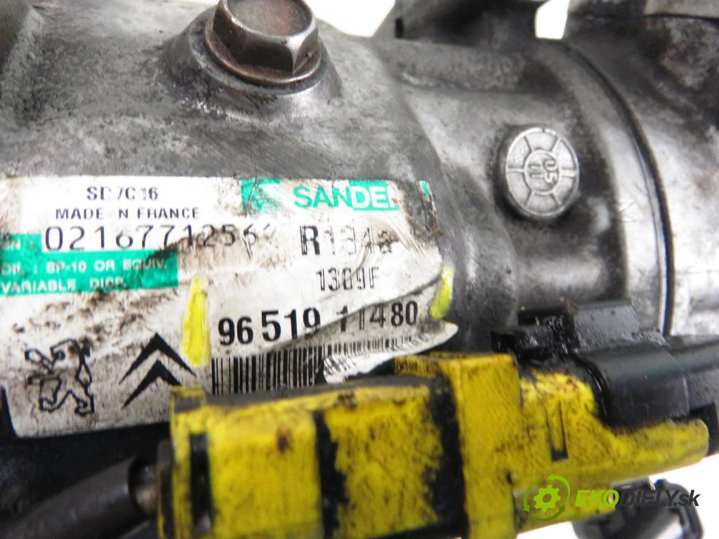 PEUGEOT 307 SW (3H) KOMBI 2006 80,00 1.6 HDI 110 - 9HZ (DV6TED4) 1560,00 KOMPRESOR: klimatizácie 9651911480 (Kompresor klimatizácie)