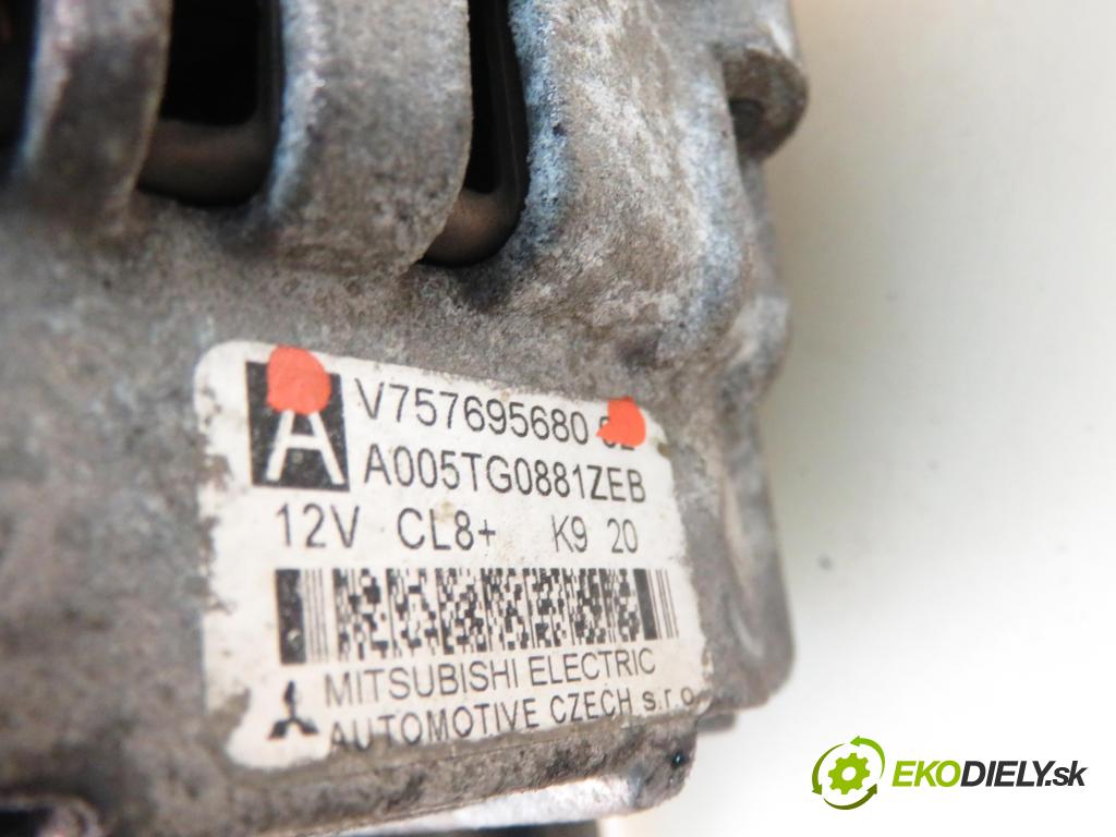 PEUGEOT 207 (WA_, WC_) HB 2010 70,00 1.4 16v VTI 95 - 8FS 1397,00 Alternátor V757695680 (Alternátor)