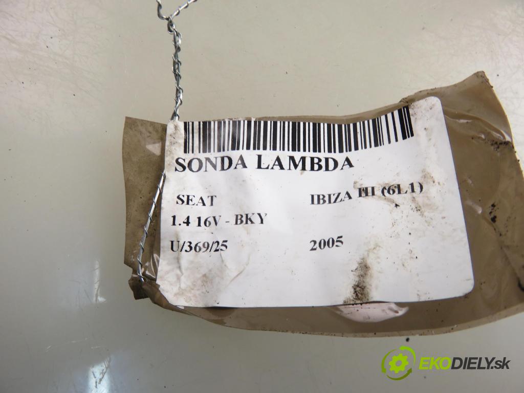 SEAT IBIZA III (6L1) HB 2005 55,00 1.4 16V - BKY 1390,00 sonda lambda 036906262T (Lambda sonda)