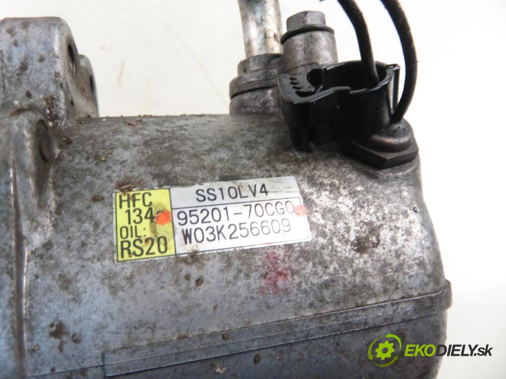 SUZUKI GRAND VITARA I (FT, HT) TERENOWY 2004 0,00 1.6 4x4 (SQ 416) - G16B 1590,00 KOMPRESOR: klimatizácie 9520170CG0 (Kompresor klimatizácie)