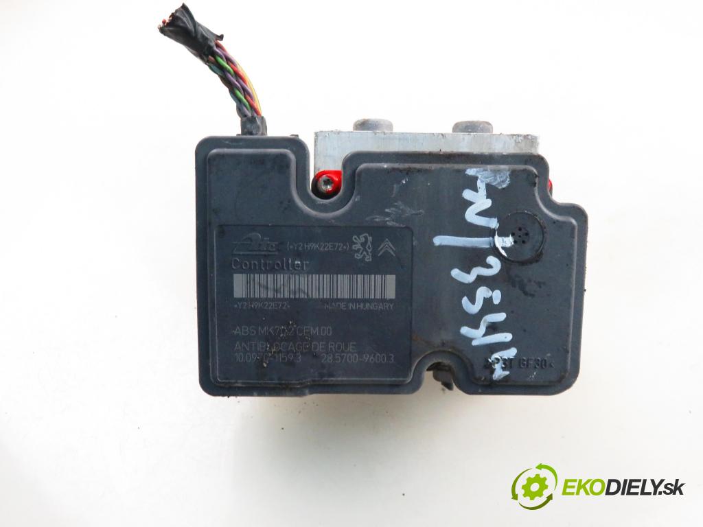 PEUGEOT 207 (WA_, WC_) HB 2010 70,00 1.4 16v VTI 95 - 8FS 1397,00 pumpa ABS 10097011593 ; 28570096003 ; 9665343980 (Pumpa ABS)