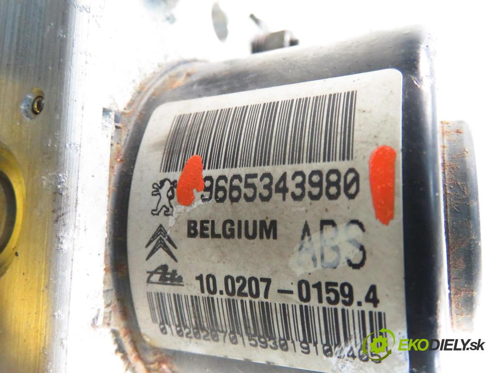 PEUGEOT 207 (WA_, WC_) HB 2010 70,00 1.4 16v VTI 95 - 8FS 1397,00 pumpa ABS 10097011593 ; 28570096003 ; 9665343980 (Pumpa ABS)