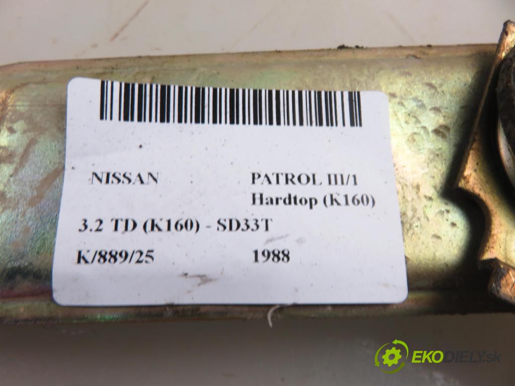 NISSAN PATROL III/1 Hardtop (K160) TERENOWY 1988 81,00 3.2 TD R6 (K160) 110 - SD33T 3246,00 mechanismus oken PPM 3D