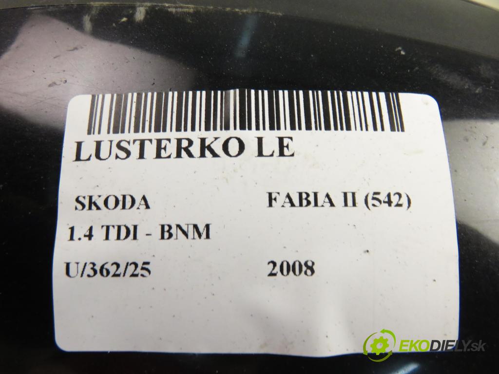 SKODA FABIA II (542) HB 2008 51,00 1.4 TDI - BNM 1422,00 zpětné zrcátko LE
