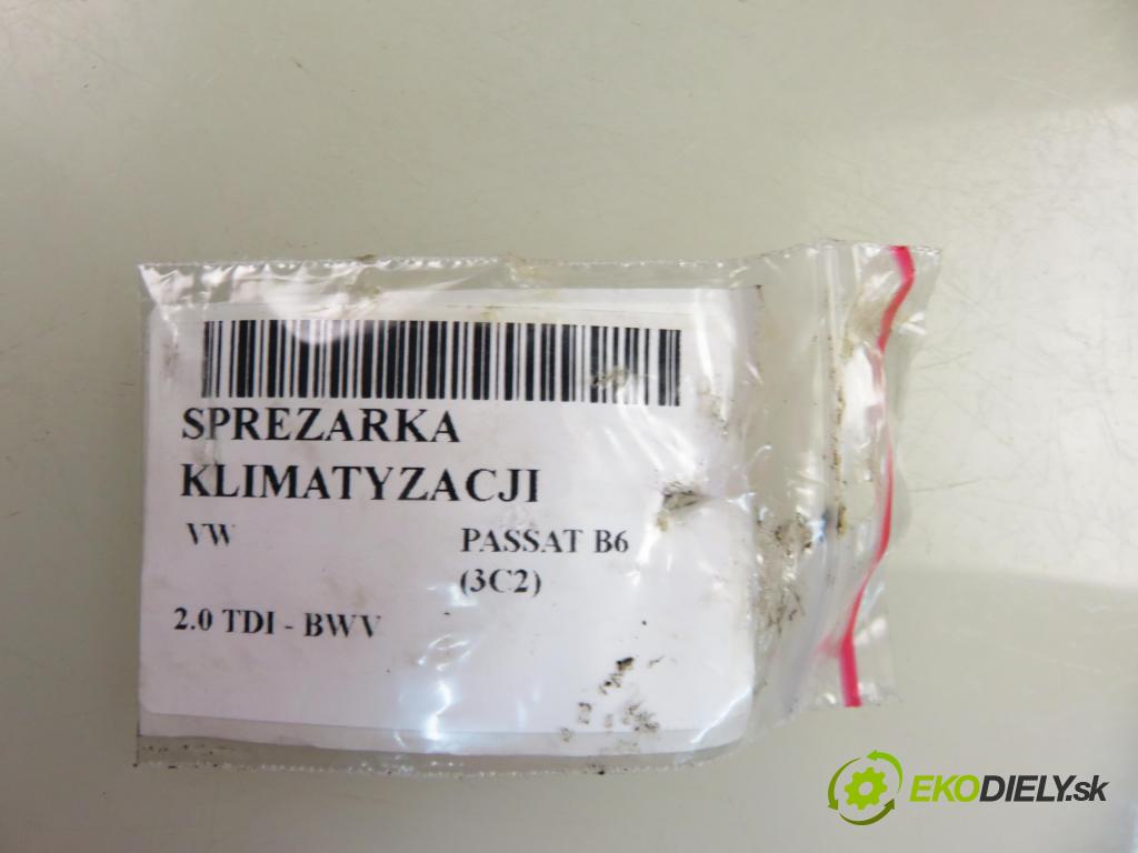 VW PASSAT B6 (3C2) SEDAN 2006 88,00 2.0 TDI - BWV 1968,00 KOMPRESOR: klimatizácie 1K0820803S (Kompresor klimatizácie)