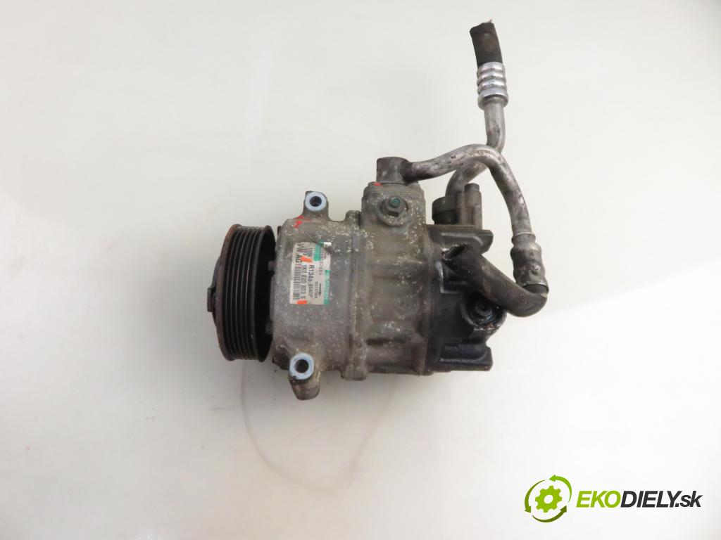 VW PASSAT B6 (3C2) SEDAN 2006 88,00 2.0 TDI - BWV 1968,00 KOMPRESOR: klimatizácie 1K0820803S (Kompresor klimatizácie)