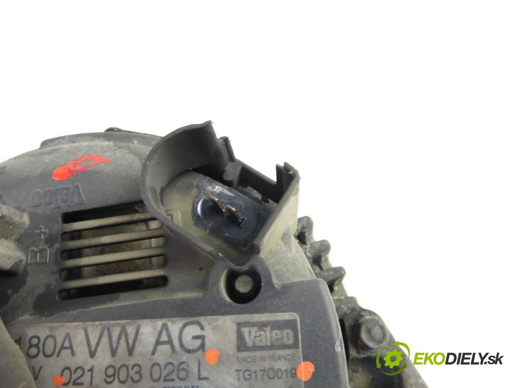 VW PASSAT B6 (3C2) SEDAN 2006 88,00 2.0 TDI - BWV 1968,00 Alternátor 021903026L ; TG17C019 (Alternátor)