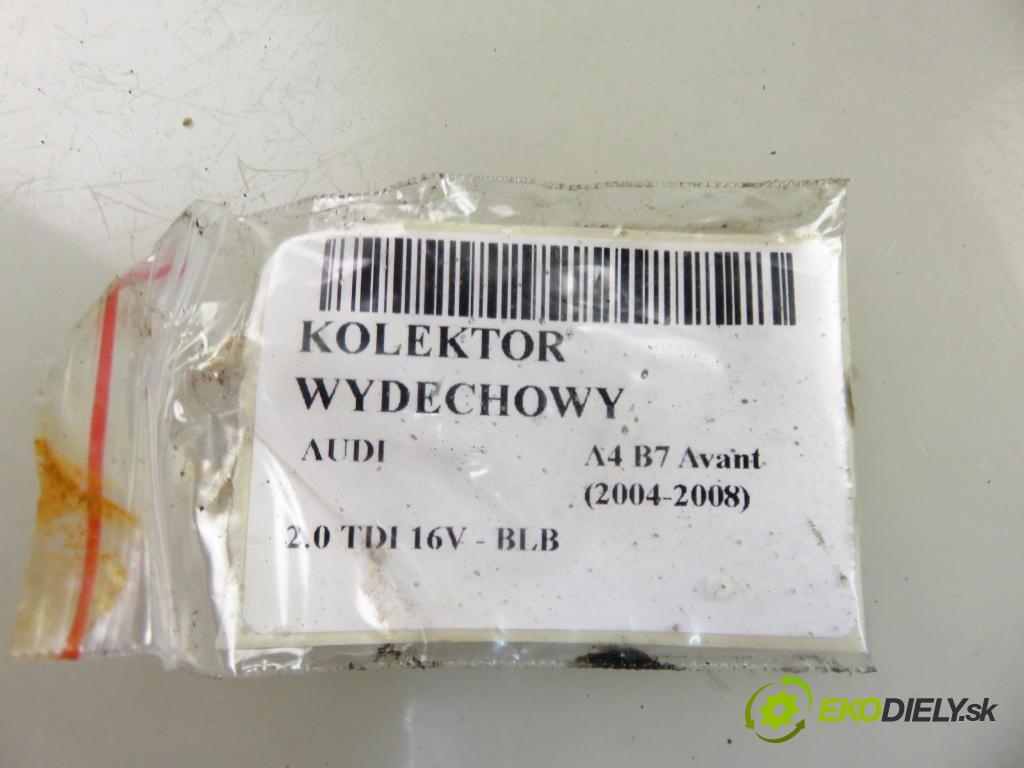 AUDI A4 Avant (8ED, B7) KOMBI 2004 103,00 2.0 TDI 16V - BLB 1968,00 Potrubie VYČERPAT: 03G253033A (Výfukové potrubie)