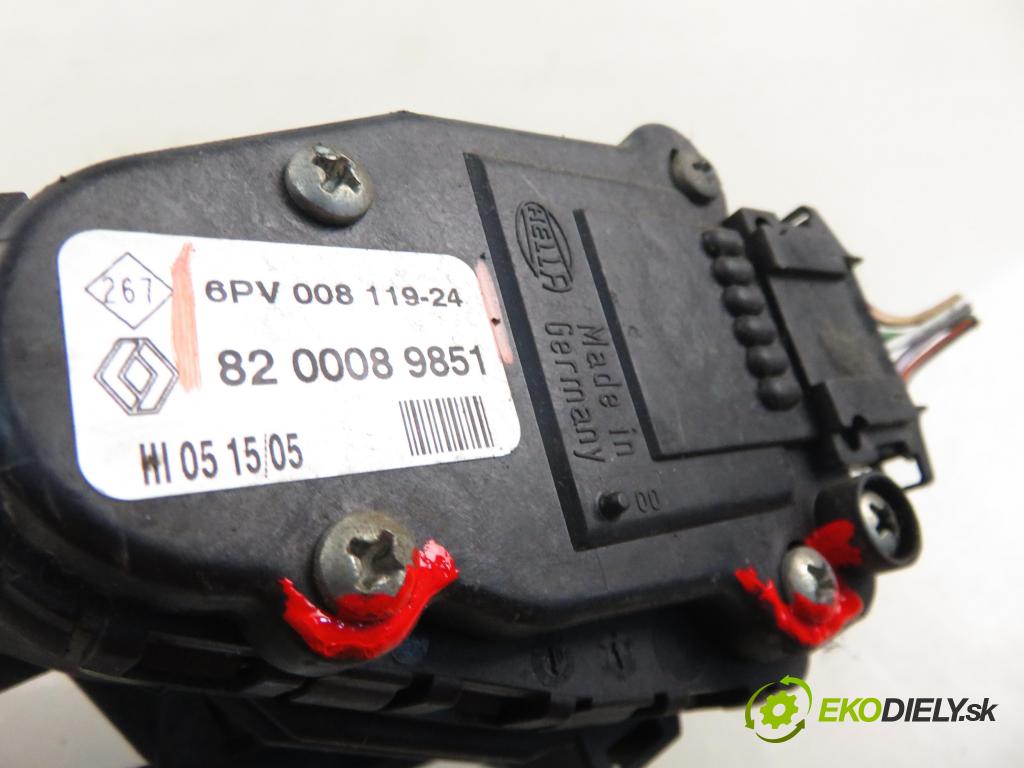 RENAULT KANGOO (KC0/1_) KOMBIVAN 2005 60,00 1.5 dCi 80 - K9K 702 1461,00 Potenciometer plynu 8200089851 (Potenciometer plynového pedálu)