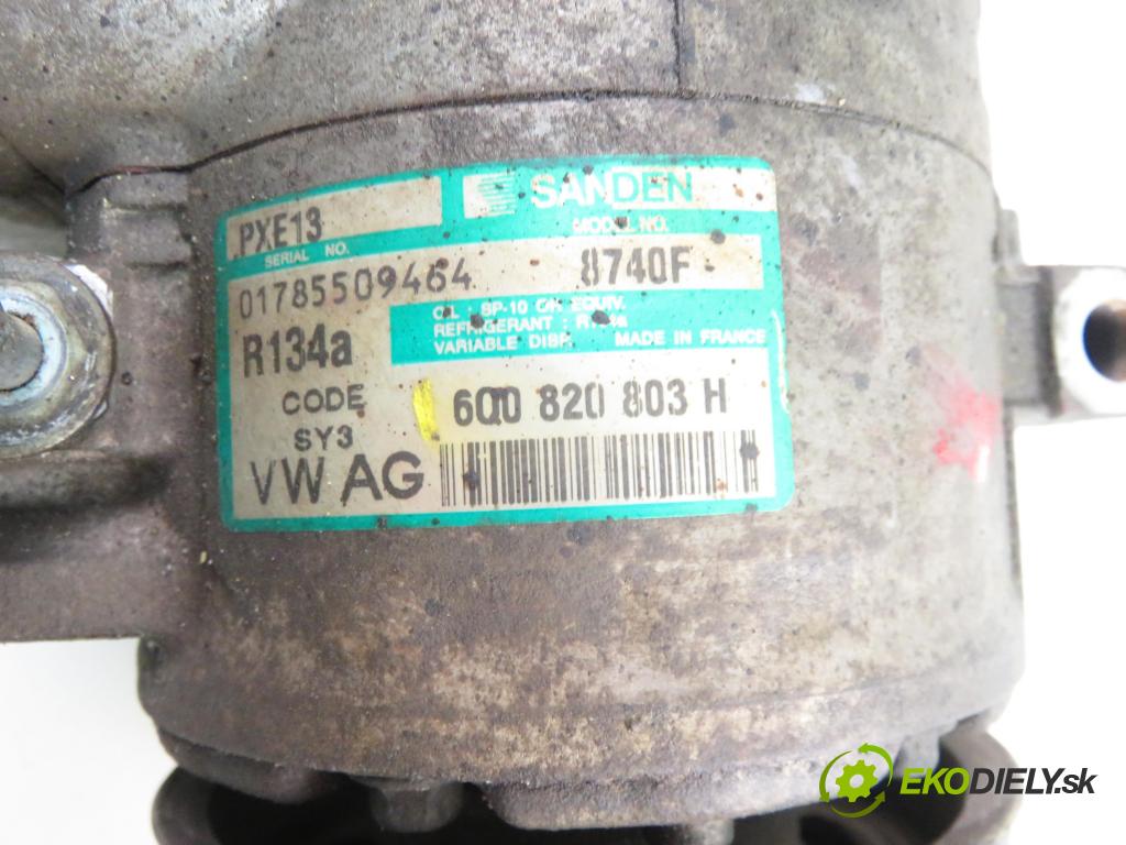 SEAT IBIZA III (6L1) HB 2005 55,00 1.4 16V - BKY 1390,00 KOMPRESOR: klimatizácie 6Q0820803H (Kompresor klimatizácie)