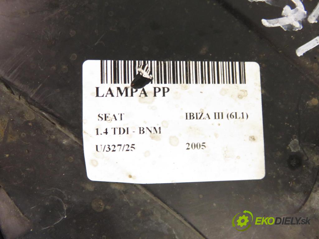 SEAT IBIZA III (6L1) HB 2005 51,00 1.4 TDI PD 70 - BNM 1422,00 Svetlo PP 
