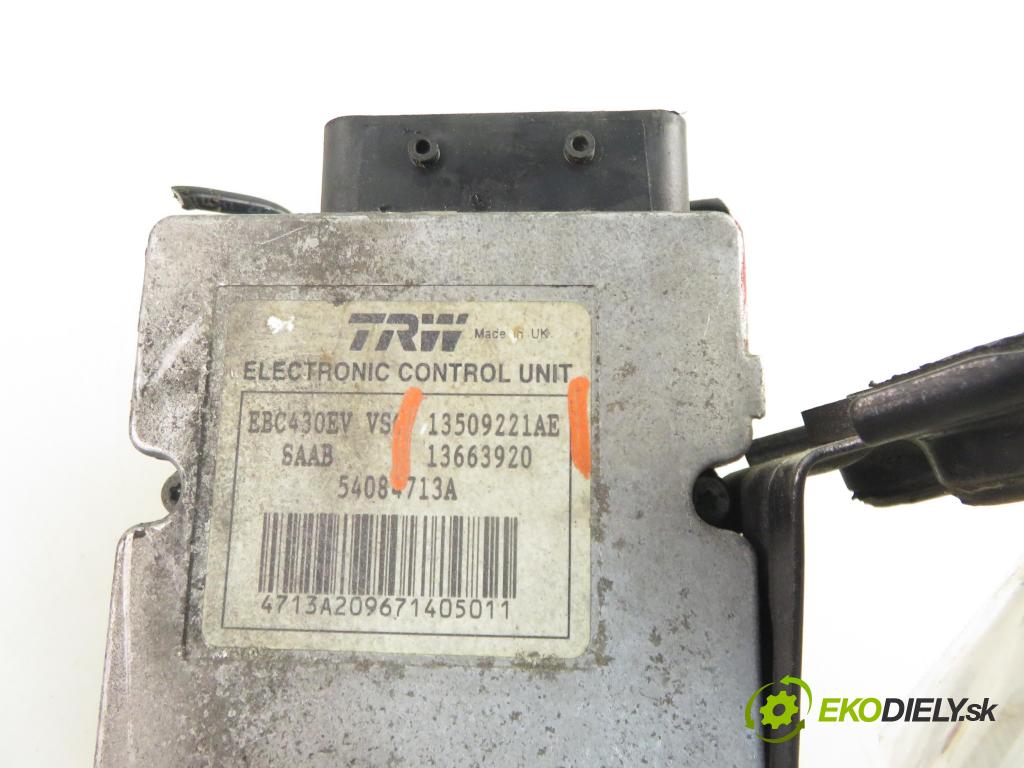 SAAB 9-3 (YS3F) SEDAN 2005 129,00 2.0 t - B207L 1998,00 pumpa ABS 13509221AE ; 13663920 (Pumpa ABS)
