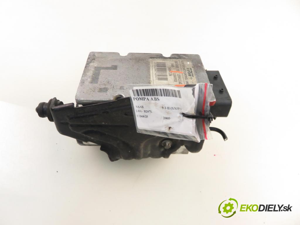 SAAB 9-3 (YS3F) SEDAN 2005 129,00 2.0 t - B207L 1998,00 pumpa ABS 13509221AE ; 13663920 (Pumpa ABS)