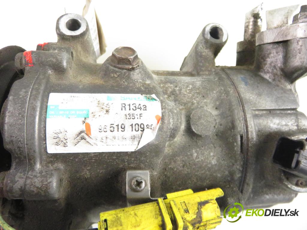 CITROEN C4 coupe (LA_) HB 2007 80,00 1.6 HDi - 9HZ (DV6TED4) 1560,00 KOMPRESOR: klimatizácie 9651910980 (Kompresor klimatizácie)