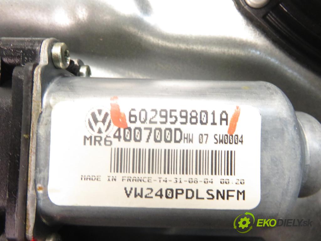 VW POLO (9N_) HB 2004 40,00 1.2 - BMD 1198,00 mechanismus oken PPE 3D 6Q2959801A ; 6Q3837402N