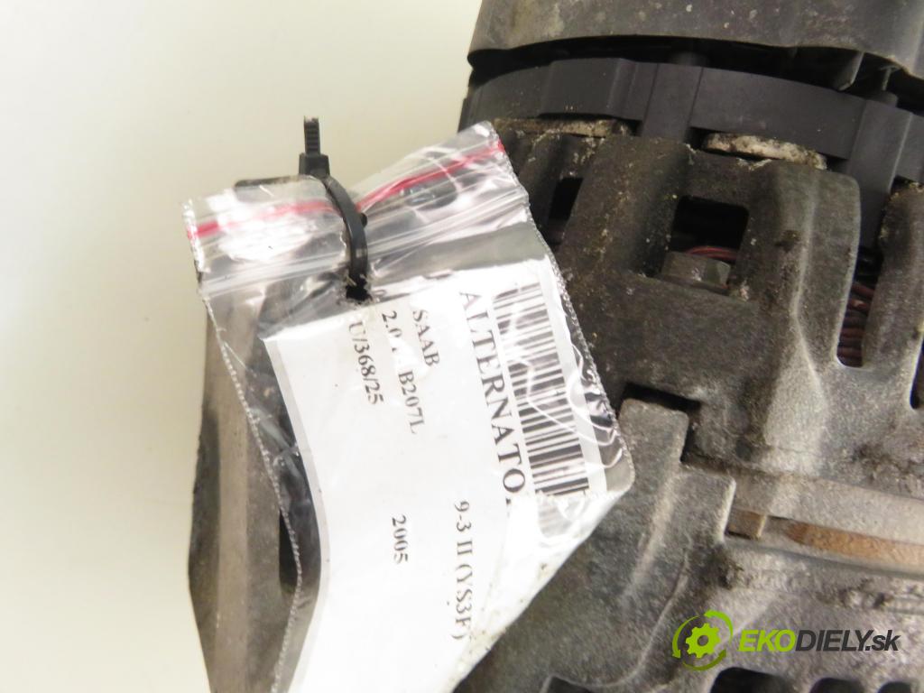 SAAB 9-3 (YS3F) SEDAN 2005 129,00 2.0 t - B207L 1998,00 Alternátor 0124425040 ; 12757363 (Alternátor)