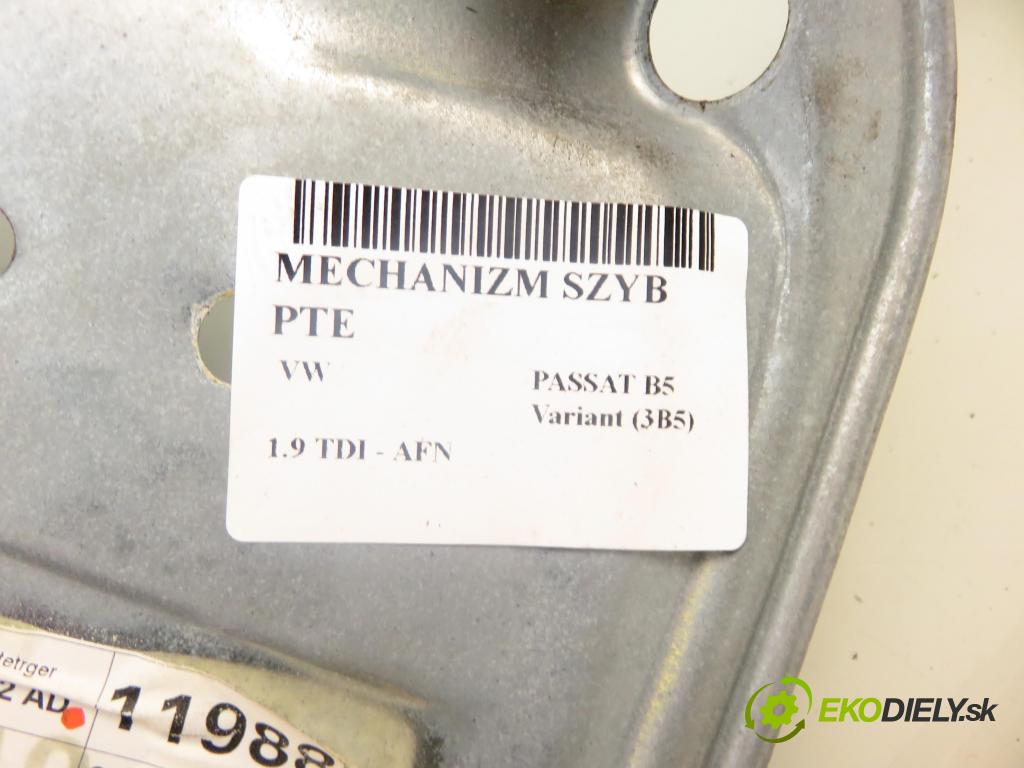 VW PASSAT B5 Variant (3B5) KOMBI 1998 81,00 1.9 TDI 110 - AFN 1896,00 mechanismus oken PTE 3B9839752AD