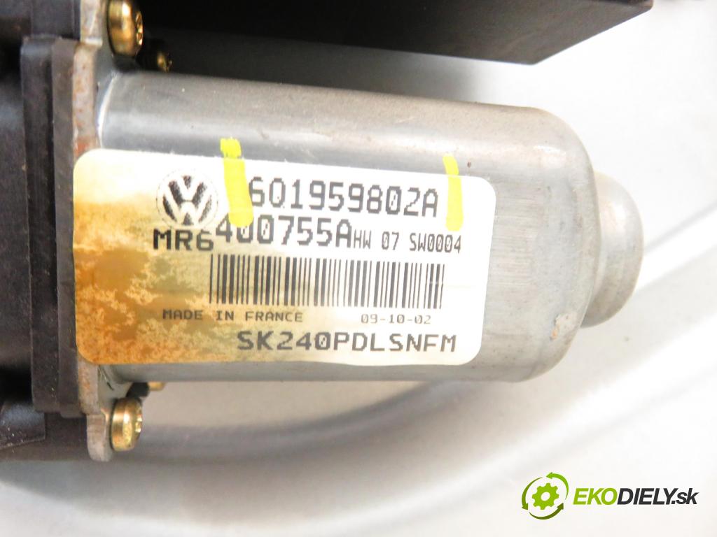 SKODA FABIA I (6Y2) HB 2002 44,00 1.4 MPi 60 - AZE 1397,00 mechanismus oken PPE 6Q1959802A
