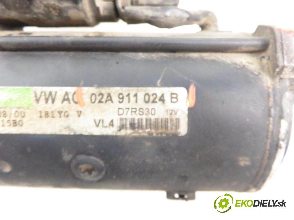 AUDI A3 (8L1) HB 2000 66,00 1.9 TDI 90 - ALH 1896,00 Štartér 02A911024B (Štartér)