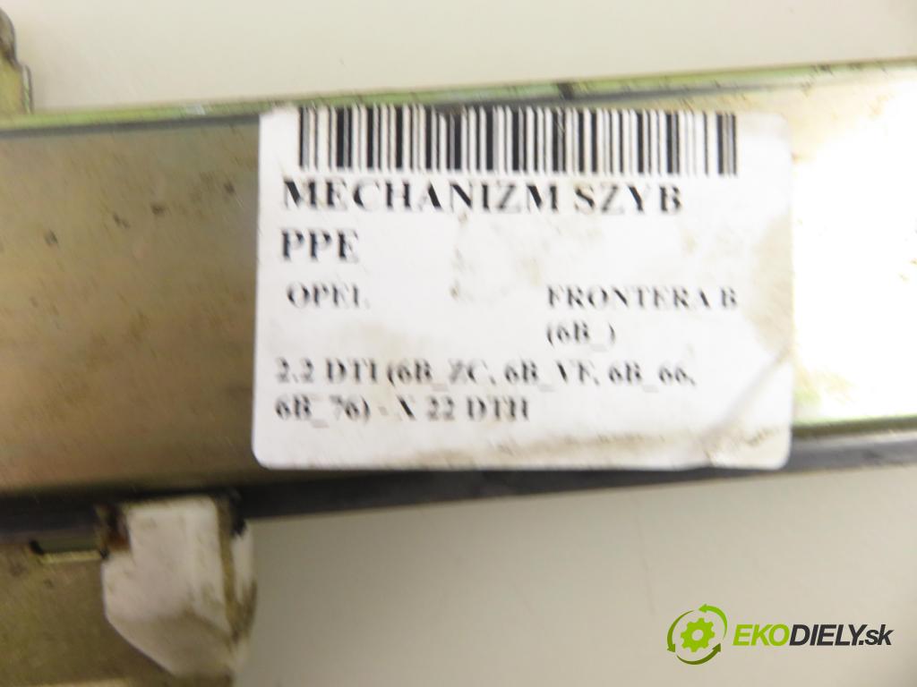 OPEL FRONTERA B (6B_) TERENOWY 2001 85,00 2.2 DTI (6B_ZC, 6B_VF, 6B_66, 6B_76) - X 22 DTH 2171,00 mechanismus oken PPE 91157978