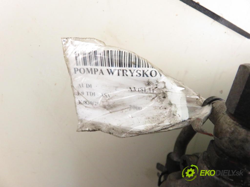 AUDI A3 (8L1) HB 2000 81,00 1.9 TDI - ASV 1896,00 pumpa vstřikovací 0460404977 ; 038130107D (Vstřikovací čerpadlo)