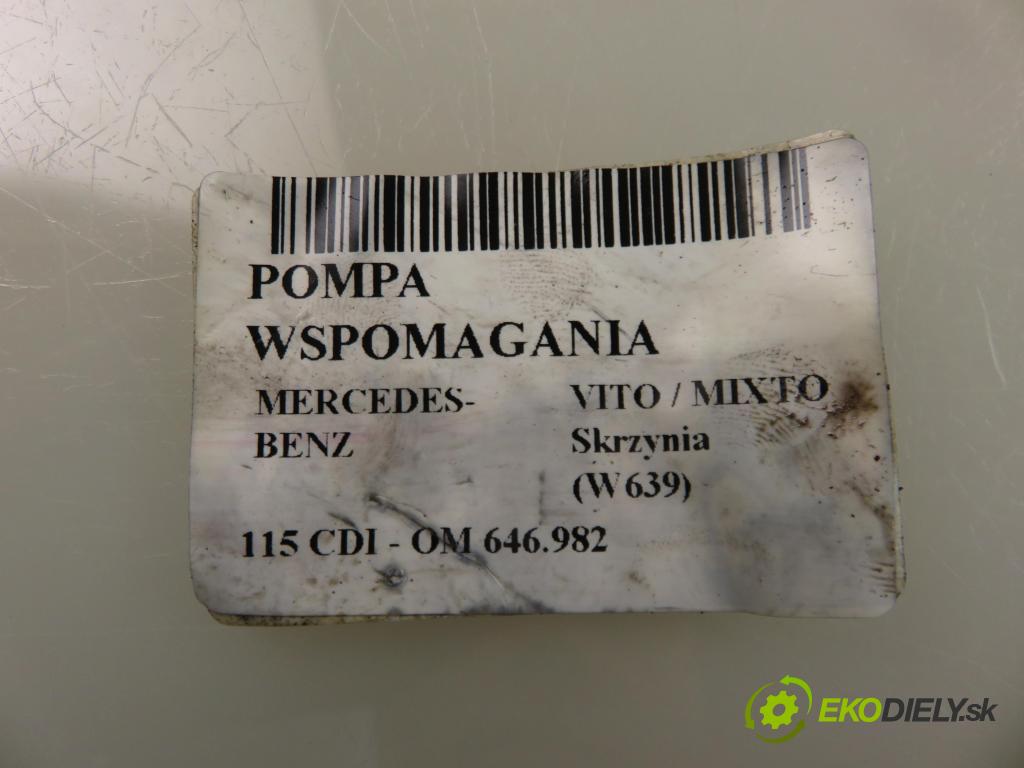 MERCEDES-BENZ VITO / MIXTO Skrzynia (W639) FURGON 2004 110,00 115 CDI 150 - OM 646.982 2148,00 pumpa servočerpadlo 6042360010 (Servočerpadlo)
