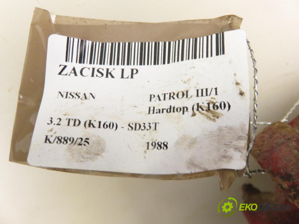 NISSAN PATROL III/1 Hardtop (K160) TERENOWY 1988 81,00 3.2 TD R6 (K160) 110 - SD33T 3246,00 Brzdič strmeň LP 