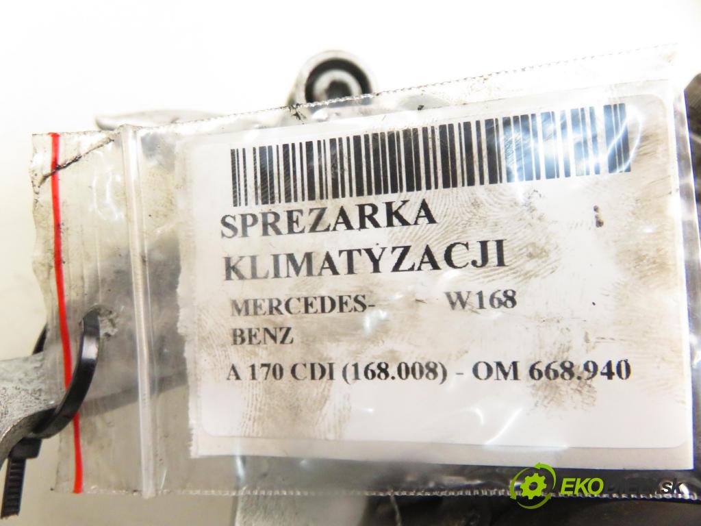 MERCEDES-BENZ KLASA A (W168) HB 1999 66,00 1.7 CDI 90 1689,00 KOMPRESOR: klimatizácie 447200976 (Kompresor klimatizácie)