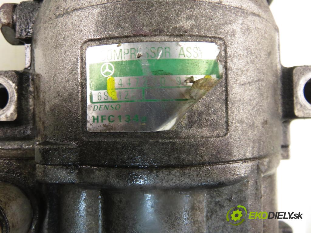 MERCEDES-BENZ KLASA A (W168) HB 1999 66,00 1.7 CDI 90 1689,00 KOMPRESOR: klimatizácie 447200976 (Kompresor klimatizácie)