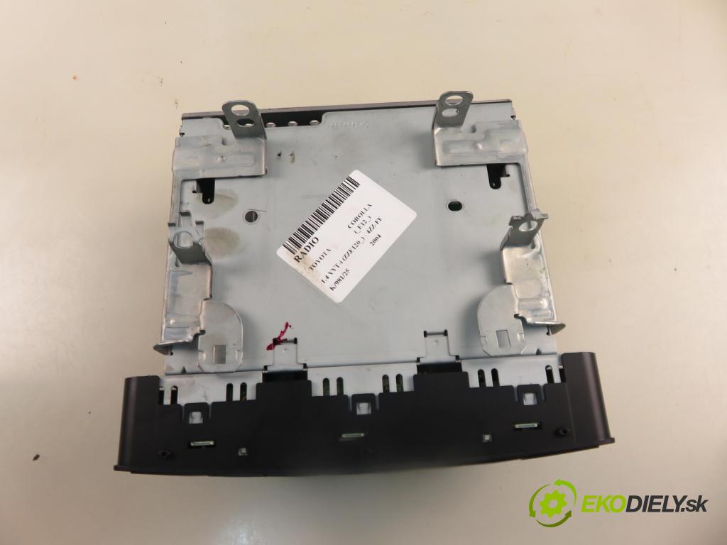 TOYOTA COROLLA (_E12_) HB 2004 71,00 1.4 VVT-i 97 (ZZE120) - 4ZZ-FE 1398,00 RADIO CD 8612002260