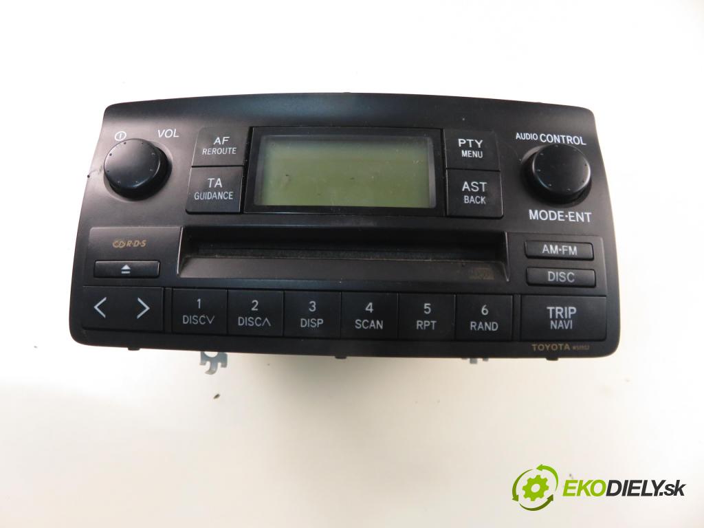 TOYOTA COROLLA (_E12_) HB 2004 71,00 1.4 VVT-i 97 (ZZE120) - 4ZZ-FE 1398,00 RADIO CD 8612002260