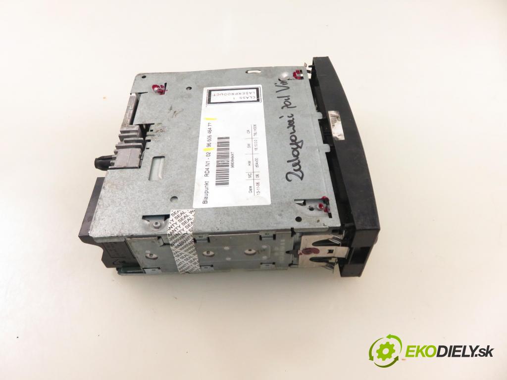 CITROEN C4 I (LC_) HB 2006 80,00 1.6 HDi - 9HY (DV6TED4) 1560,00 RADIO CD 9660646477
