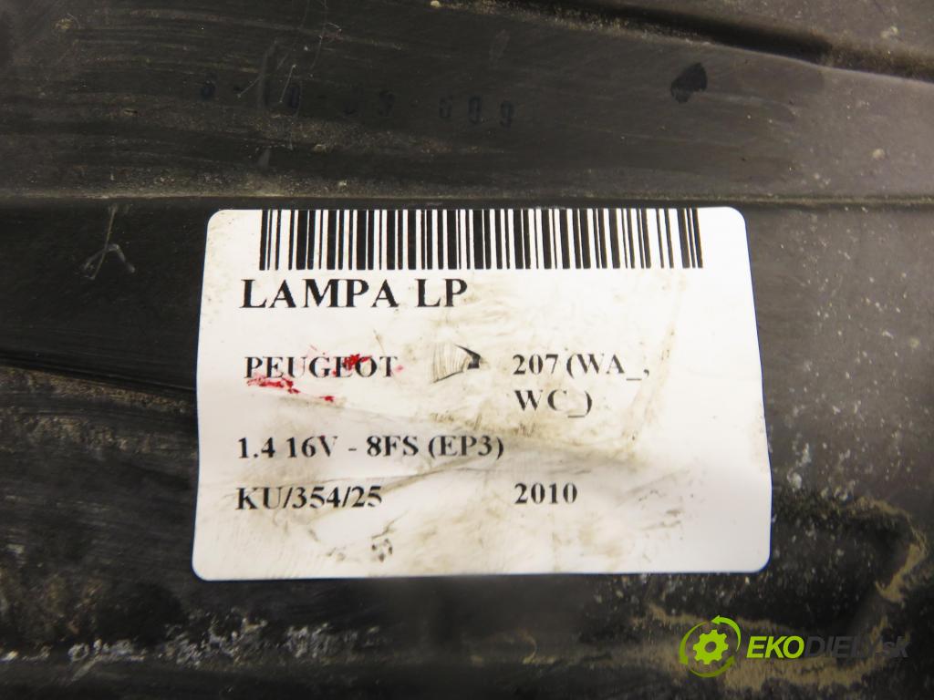 PEUGEOT 207 (WA_, WC_) HB 2007 65,00 1.4 16V - KFU (ET3J4) 1360,00 Svetlo LP 9649986280