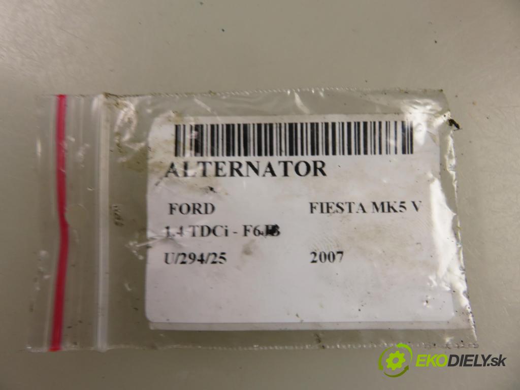 FORD FIESTA V (JH_, JD_) HB 2007 50,00 1.4 TDCi 68 - F6JB 1399,00 Alternátor 3S6TAB (Alternátor)