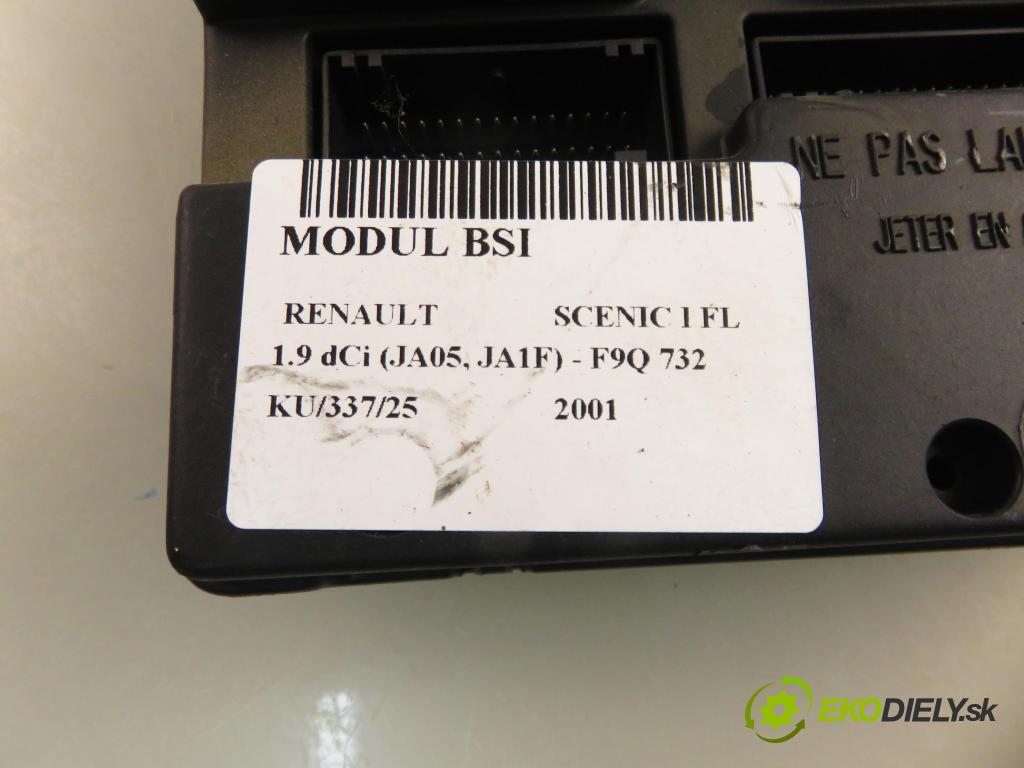 RENAULT SCENIC I (JA0/1_) MINIVAN 2001 75,00 1.9 dCi 102 - F9Q 732 1870,00 MODUL BSI S108502610G ; 8200029342B