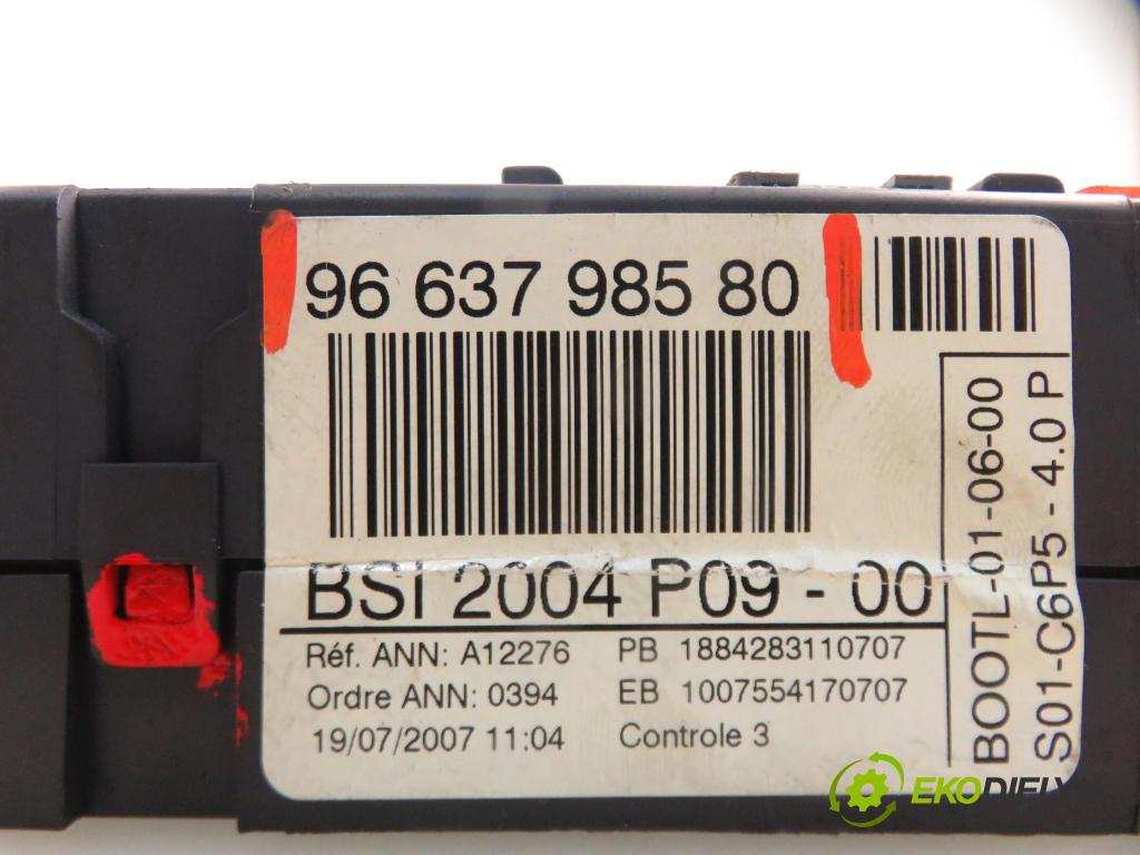 CITROEN C4 coupe (LA_) HB 2007 80,00 1.6 HDi - 9HZ (DV6TED4) 1560,00 MODUL BSI 9663798580