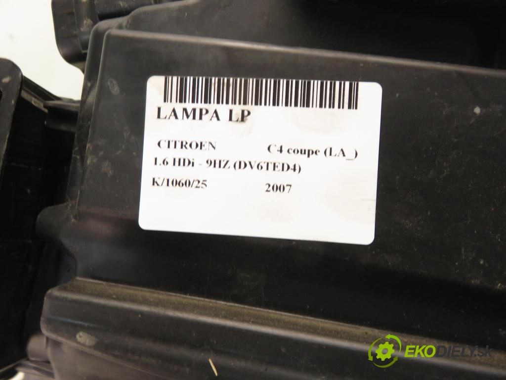 CITROEN C4 coupe (LA_) HB 2007 80,00 1.6 HDi - 9HZ (DV6TED4) 1560,00 Svetlo LP 9684382580