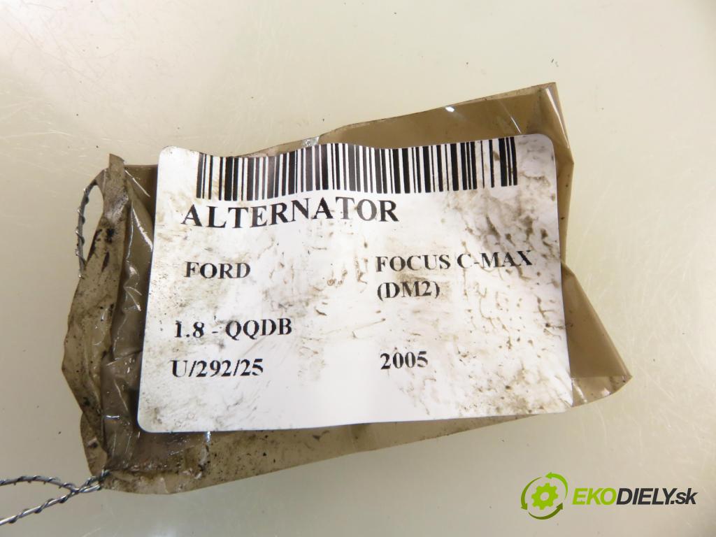 FORD FOCUS C-MAX (DM2) MINIVAN 2005 92,00 1.8 - QQDB 1798,00 Alternátor A6019 (Alternátor)