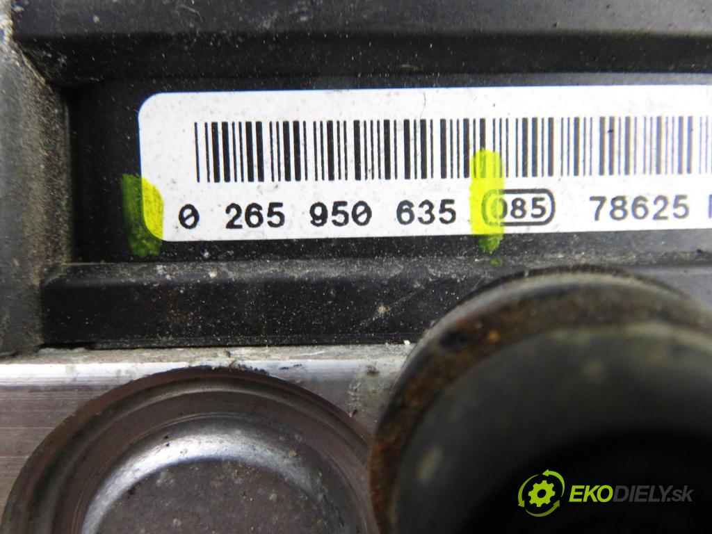 CITROEN C4 coupe (LA_) HB 2007 80,00 1.6 HDi - 9HZ (DV6TED4) 1560,00 Pumpa ABS 0265950635 ; 9663241380 (Pumpa ABS)