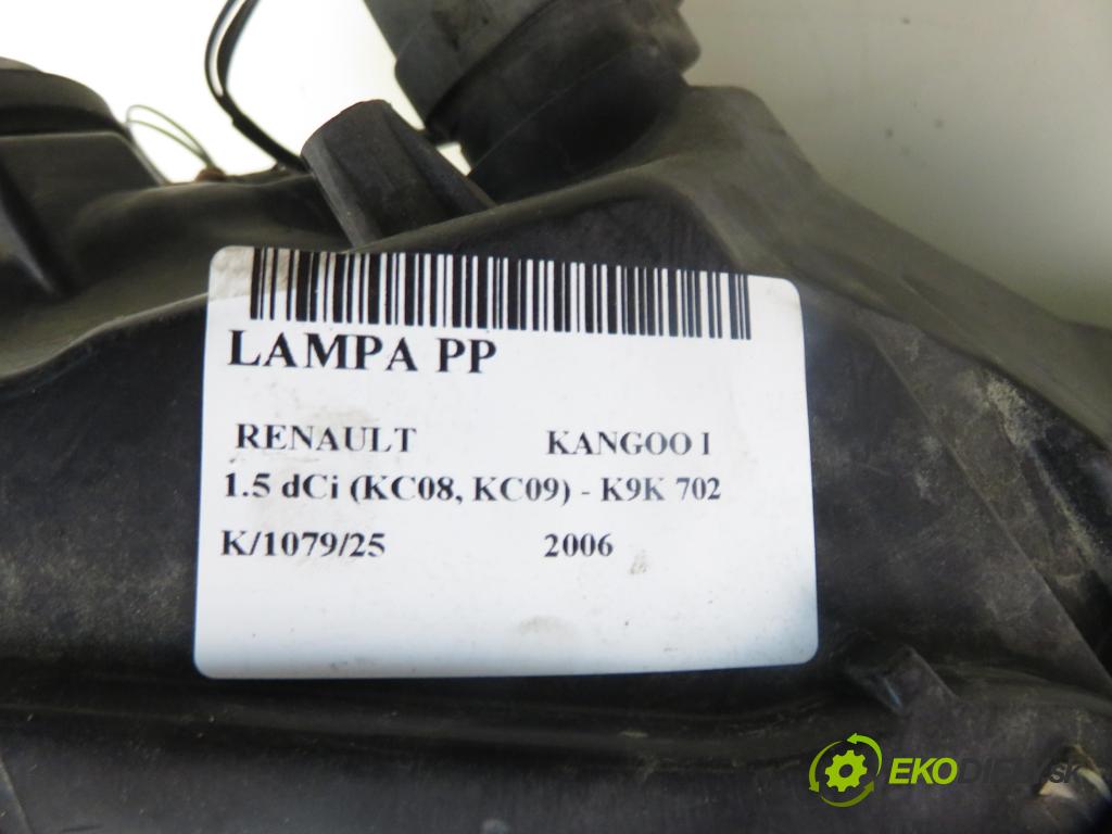 RENAULT KANGOO (KC0/1_) KOMBIVAN 2006 60,00 1.5 dCi 80 - K9K 702 1461,00 Svetlo PP