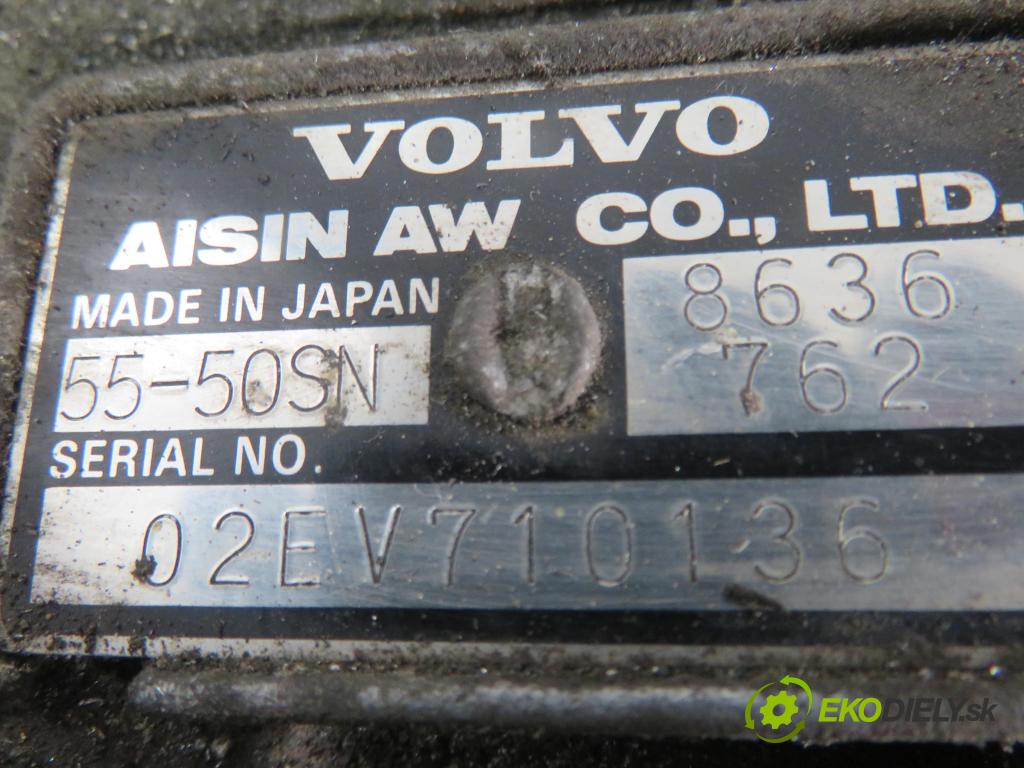 VOLVO S80 I (TS, XY) SEDAN 2002 132,00 2.0 T - B 5204 T5 1984,00 Prevodovka automatická 8636762 ; 5550SN