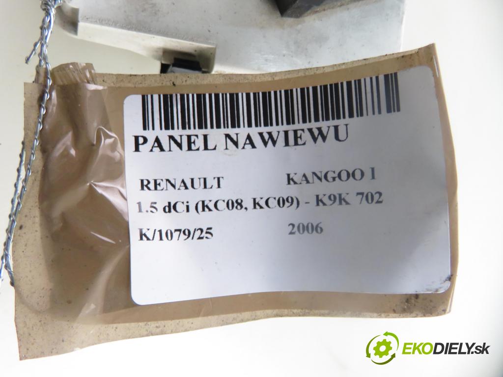RENAULT KANGOO (KC0/1_) KOMBIVAN 2006 60,00 1.5 dCi 80 - K9K 702 1461,00 Panel kúrenia E2170
