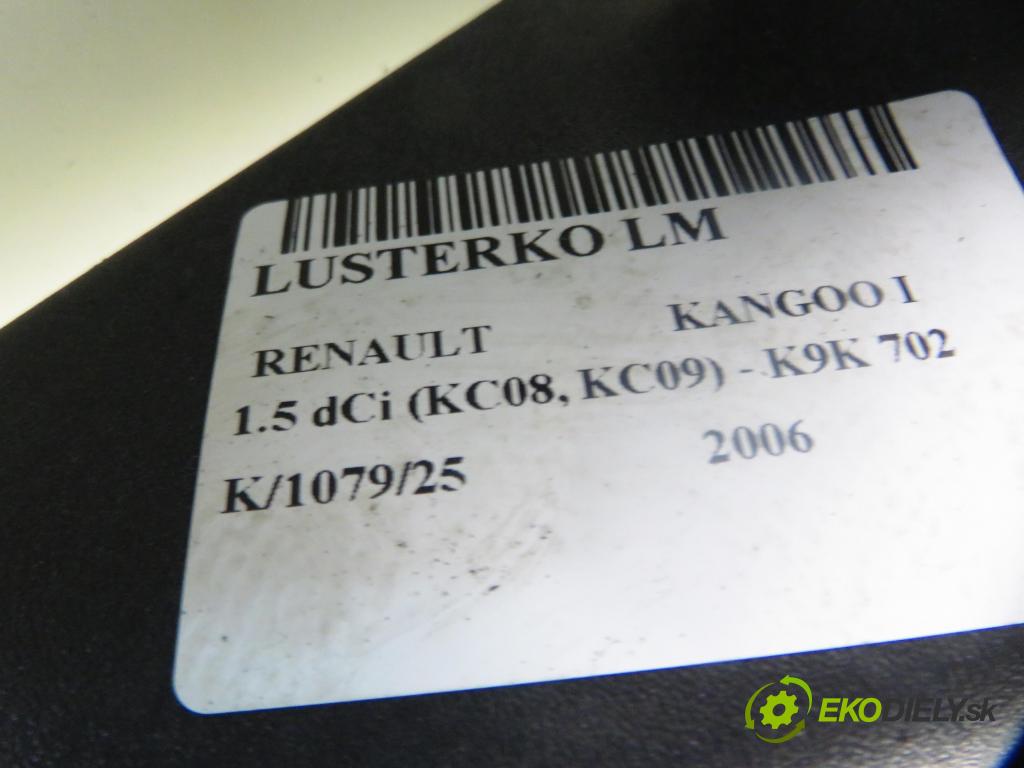 RENAULT KANGOO (KC0/1_) KOMBIVAN 2006 60,00 1.5 dCi 80 - K9K 702 1461,00 Spätné zrkadlo 7700354636