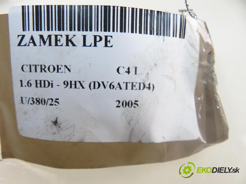 CITROEN C4 I (LC_) HB 2005 66,00 1.6 HDi - 9HX (DV6ATED4) 1560,00 zámok 9647172780