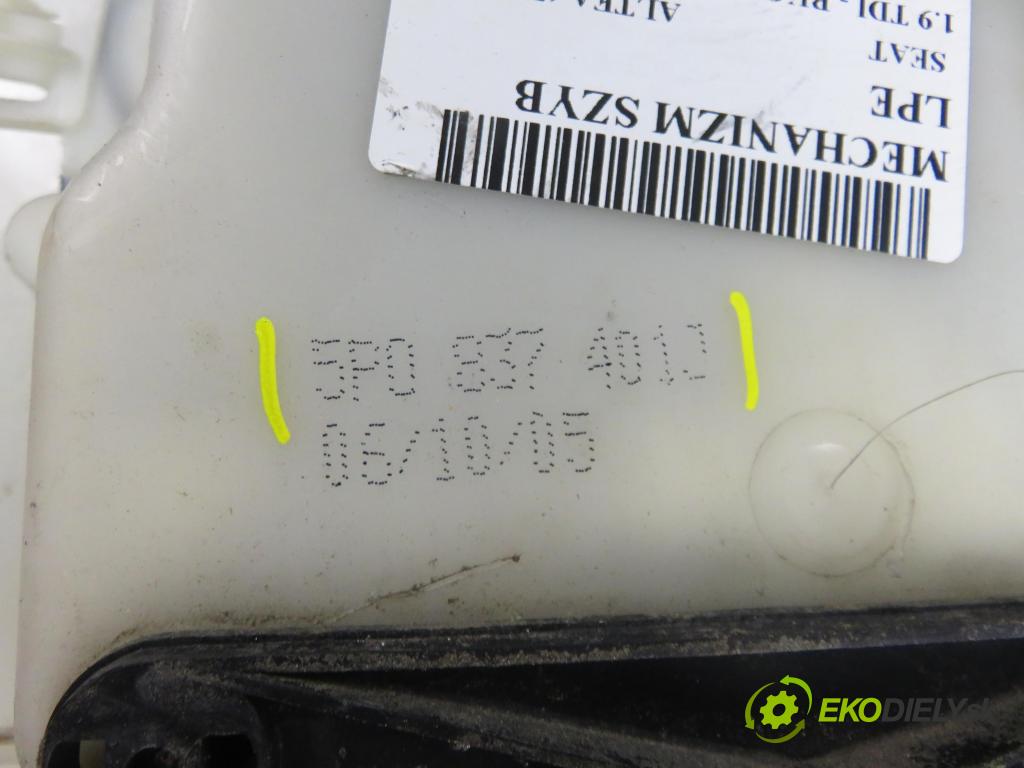 SEAT ALTEA (5P1) HB 2006 77,00 1.9 TDI - BKC 1896,00 mechanismus oken 5P0837401J ; 1K0959793H