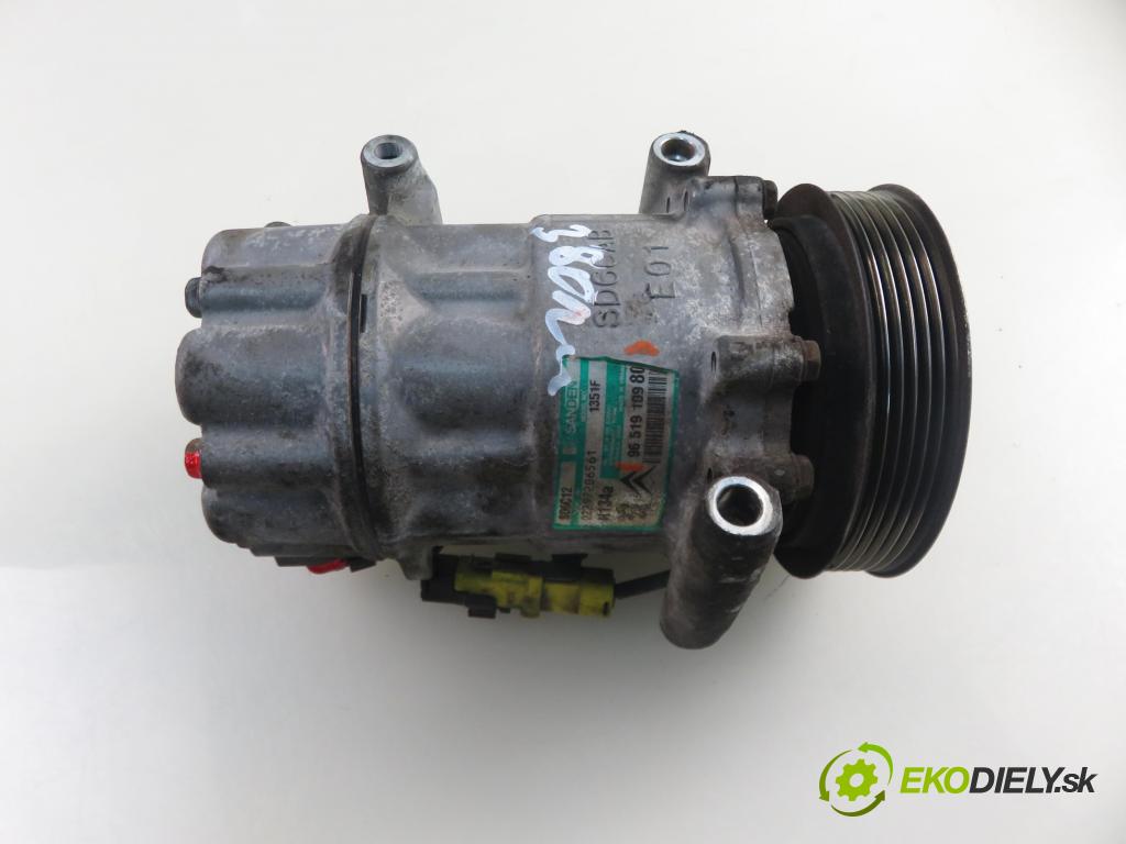 CITROEN C4 I (LC_) HB 2005 66,00 1.6 HDi - 9HX (DV6ATED4) 1560,00 KOMPRESOR: klimatizace 9651910980 (Kompresor klimatizace)