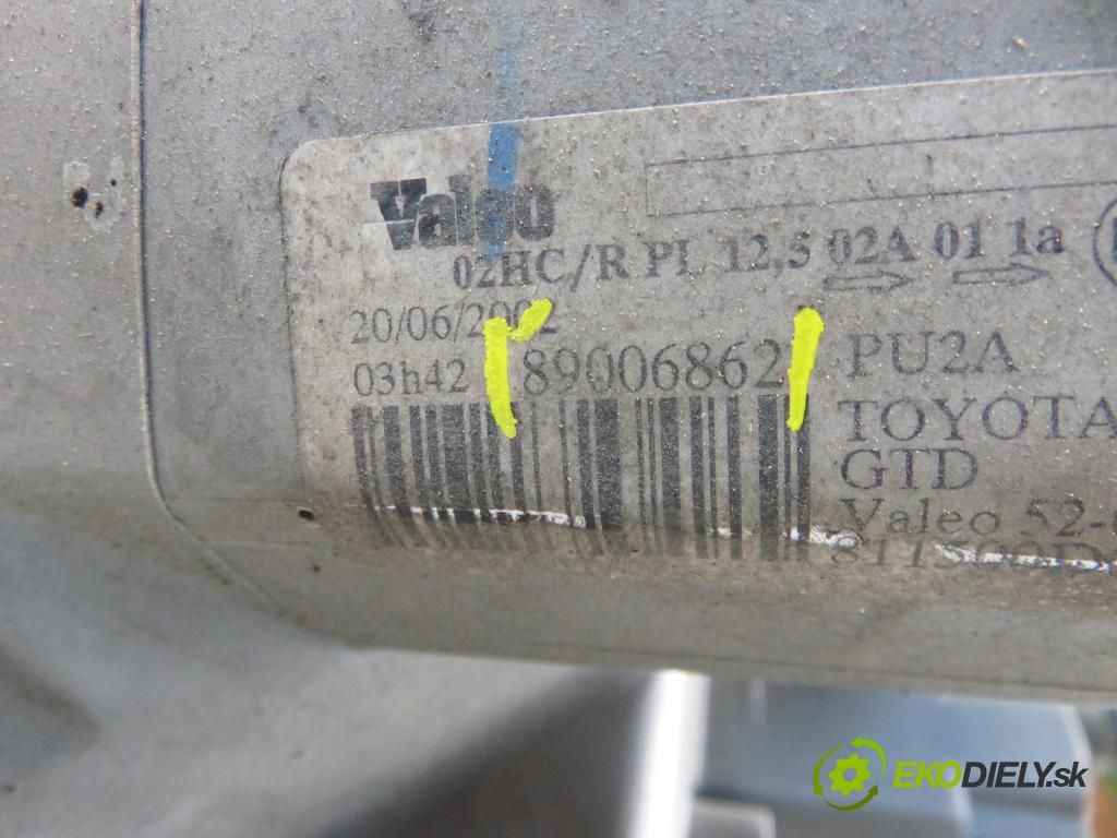TOYOTA YARIS (_P1_) HB 2002 50,00 1.0 VVT- i 68 - 1SZ-FE 998,00 Svetlo LP 89006862