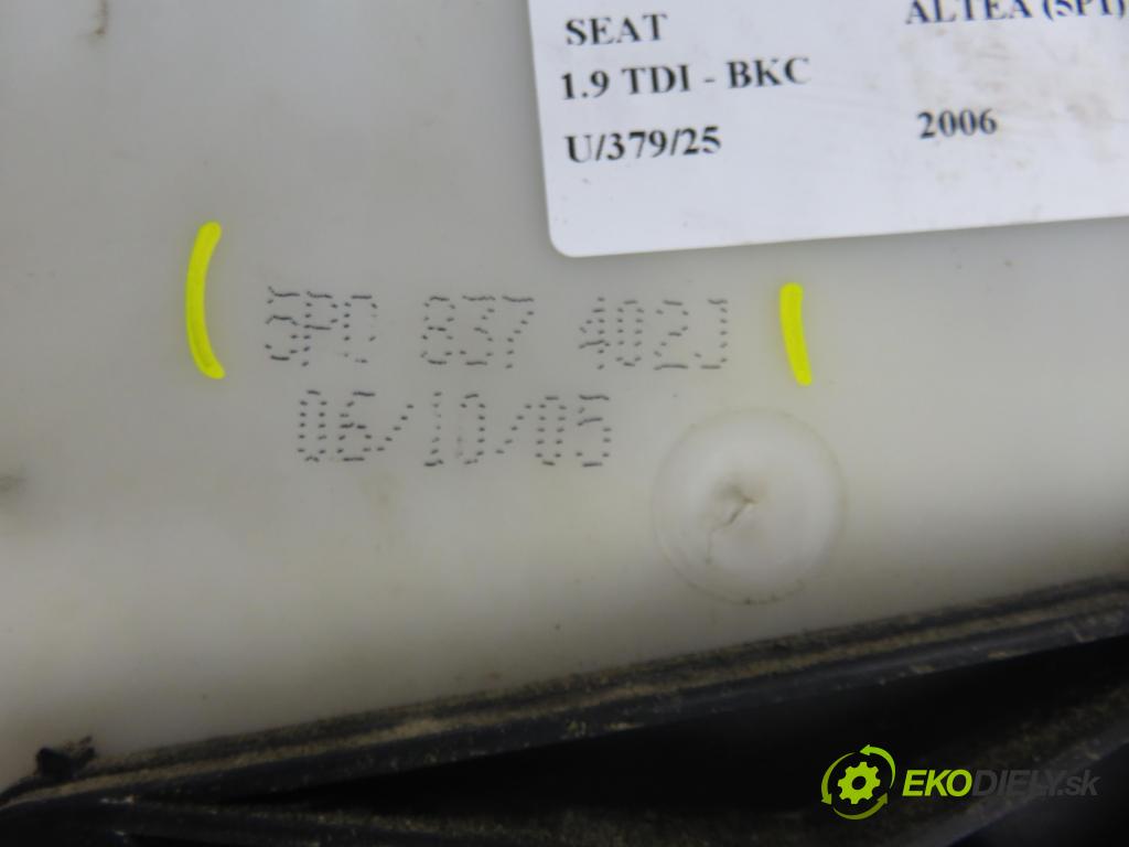 SEAT ALTEA (5P1) HB 2006 77,00 1.9 TDI - BKC 1896,00 mechanismus oken PPE 1K0959792H ; 5P0837402J
