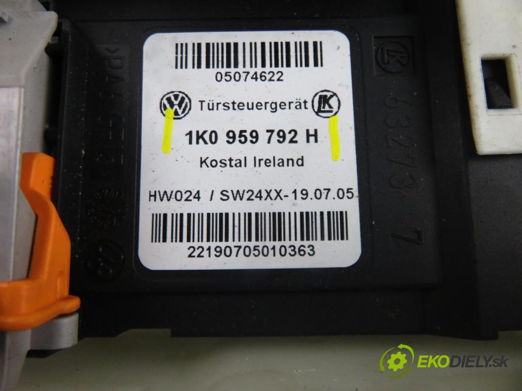 SEAT ALTEA (5P1) HB 2006 77,00 1.9 TDI - BKC 1896,00 mechanismus oken PPE 1K0959792H ; 5P0837402J