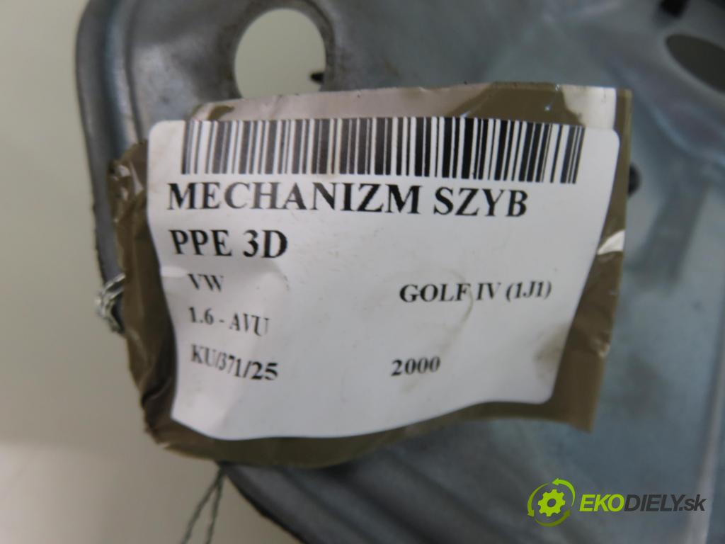 VW GOLF IV (1J1) HB 2000 75,00 1.6 - AVU 1595,00 mechanismus oken PPE 3D 1J3837462F